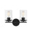 Savoy House Marshall 2 Light Bath, Matte Black - 8-8020-2-BK