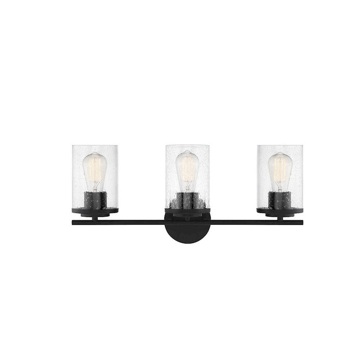 Savoy House Marshall 3 Light Bath, Matte Black - 8-8020-3-BK