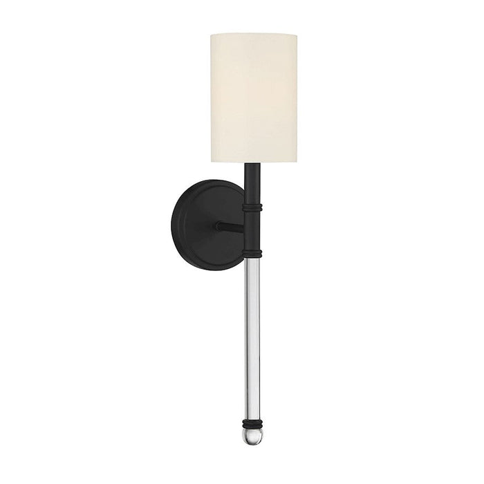 Savoy House Fremont 1 Light Wall Sconce, Matte Black - 9-101-1-89