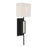 Savoy House Victor 1 Light Wall Sconce, Matte Black