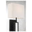 Savoy House Victor 1 Light Wall Sconce, Matte Black