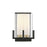 Savoy House Eaton 1 Light Wall Sconce, Black/Brass/Clear