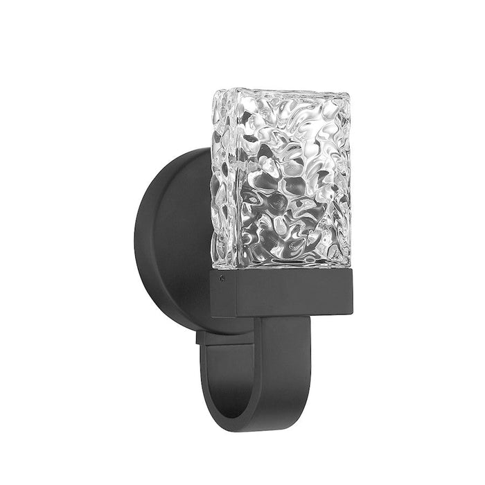 Savoy House Kahn LED Wall Sconce, Matte Black/Water