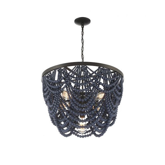 Meridian Bohemian 5 Light Chandelier