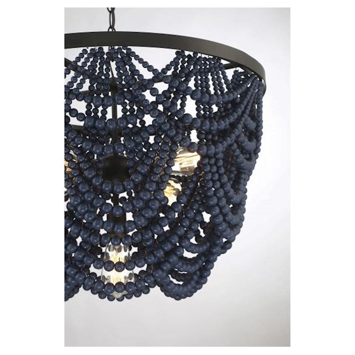 Meridian Bohemian 5 Light Chandelier