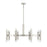 Meridian Contemporary 16 Light Chandelier, Brushed Nickel - M100103BN