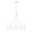 Savoy Meridian 5 Light Chandelier, Distressed White - M100118DW