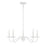 Savoy Meridian 5 Light Chandelier, Bisque White - M100120BQW