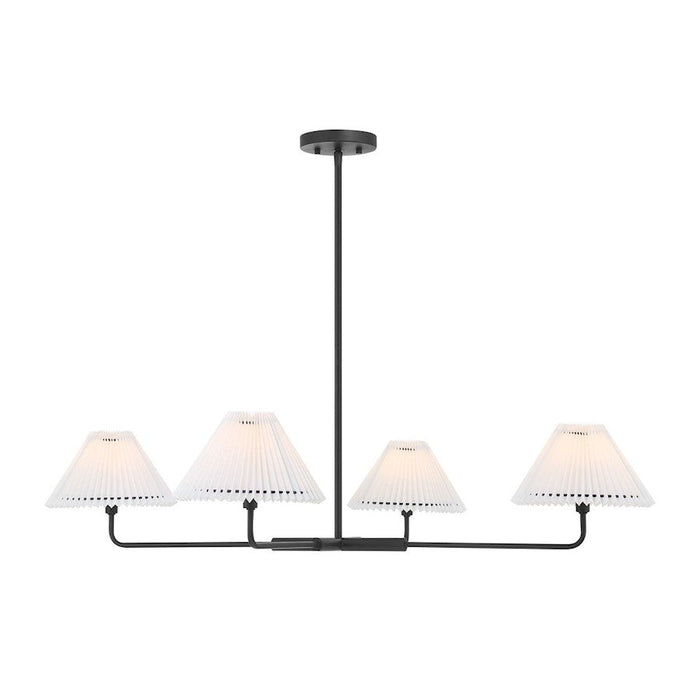 Meridian 4-Light Chandelier, Matte Black - M100121MBK