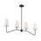 Meridian Modern 4 Light Linear Chandelier, Oil Rubbed Bronze - M10078ORB