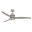 Savoy Meridian 60" LED Ceiling Fan, Brushed Nickel/White