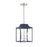 Savoy Meridian 3 Light Pendant, Navy Blue/Polished Nickel - M30013NBLPN