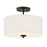 Meridian Traditional 2 Light Semi Flush Mount, Oil Rubbed Bronze - M60008ORB