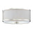 Meridian Modern 3 Light Flush Mount, Polished Nickel - M60018PN