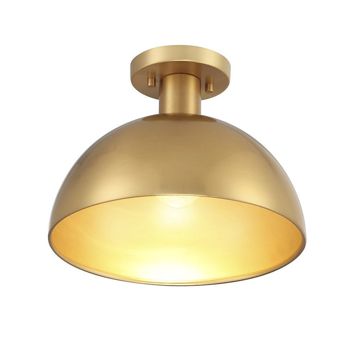 Meridian Vintage 1 Light Semi Flush Mount