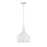 Savoy Meridian 1 Light Pendant, Bisque White - M70020BQW