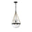 Meridian Rustic 1 Light 23" Pendant, Oil Rubbed Bronze/Clear - M70090ORB