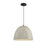 Meridian Industrial 1 Light Pendant, Matte Black - M70093CMBK