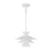 Meridian Bohemian 1 Light 8" Pendant, White - M70096WH