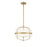 Meridian Modern 3 Light 13" Pendant, Natural Brass - M70101NB