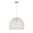 Meridian Modern 1 Light 16" Pendant, White Rattan/White Socket - M70106WR