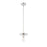 Meridian Modern 1 Light Mini Pendant, Polished Nickel - M70113PN