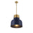 Meridian Vintage 1 Light 18" Pendant