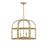 Meridian Bohemian 4 Light 20" Pendant, Burnished Brass - M70116BB