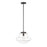 Meridian Vintage 1 Light 11" Pendant, Oil Rubbed Bronze/Clear - M7022ORB