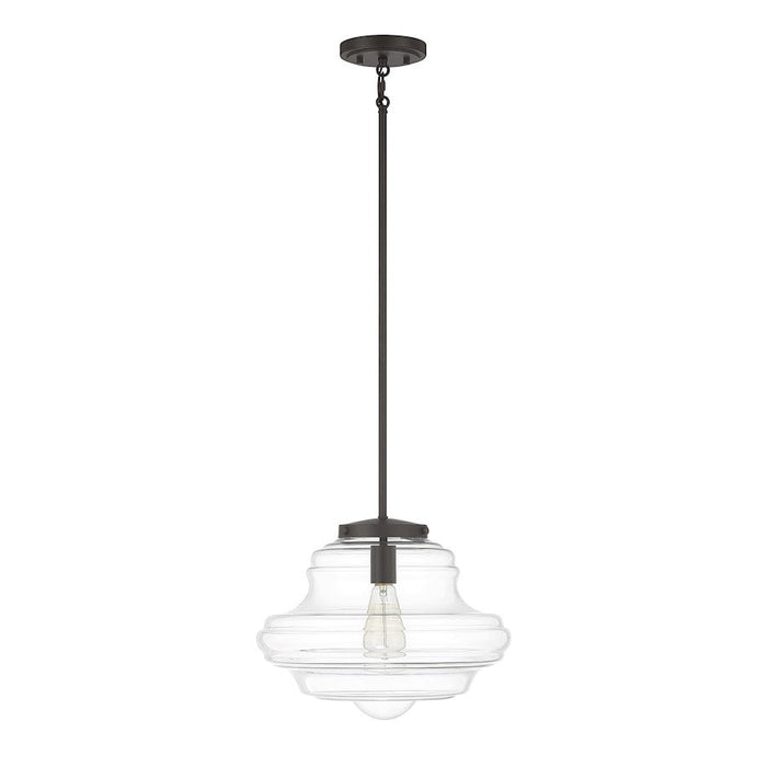 Meridian Vintage 1 Light 11" Pendant