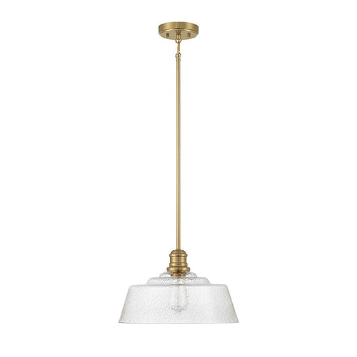 Meridian Vintage 1 Light 15" Pendant