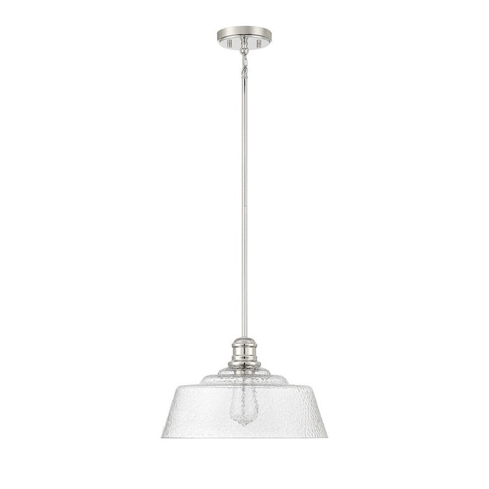 Meridian Vintage 1 Light 15" Pendant