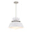 Savoy Meridian 1 Light Pendant, Brushed Nickel/Opal - M7026BN