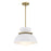 Savoy Meridian 1 Light 9" Pendant, Natural Brass/Opal - M7026NB