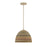 Savoy Meridian 1 Light Pendant, Natural Rattan Color - M7034NRC