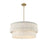 Savoy Meridian 5 Light 12" Pendant, Natural Brass - M7037NFR