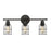 Meridian Traditional 3 Light 11" Bathroom Vanity, Bronze - M80004ORB