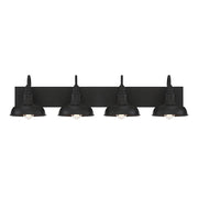 Meridian Modern Farmhouse 4 Light 9" Bathroom Vanity, Bronze - M80062ORB