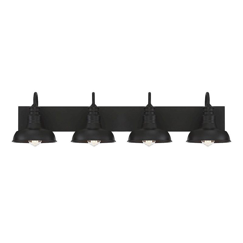 Meridian Modern Farmhouse 4 Light 9" Bathroom Vanity, Bronze - M80062ORB