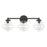 Meridian Vintage 3 Light Bathroom Vanity, Oil Rubbed Bronze/Clear - M80073ORB