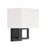 Meridian Farmhouse 1 Light 10.38" Wall Sconce, Matte Black - M90009MBK