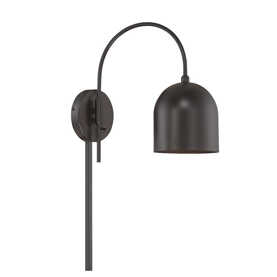 Meridian Modern 1 Light 13" Adjustable Wall Sconce, Bronze - M90045ORB