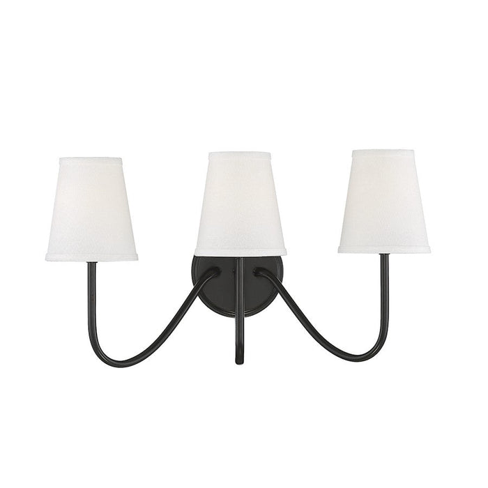 Meridian Modern 3 Light Wall Sconce, Oil Rubbed Bronze - M90056ORB