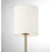 Meridian Bohemian 1 Light Wall Sconce, Natural Brass/Leather Accent