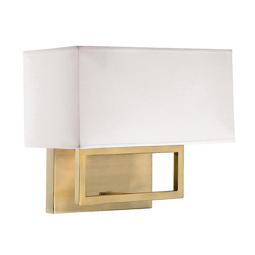 Savoy Meridian 2 Light 11" Wall Sconce, Natural Brass - M90095NB