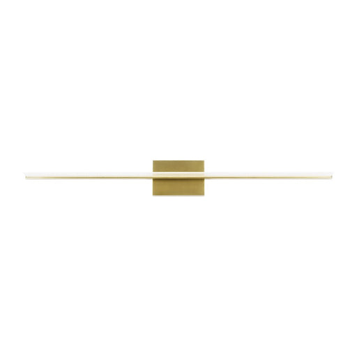 Tech Lighting Span 1 Light 47" Wall Sconce, Plated Brass - 700BCSPANB4BR-LED930