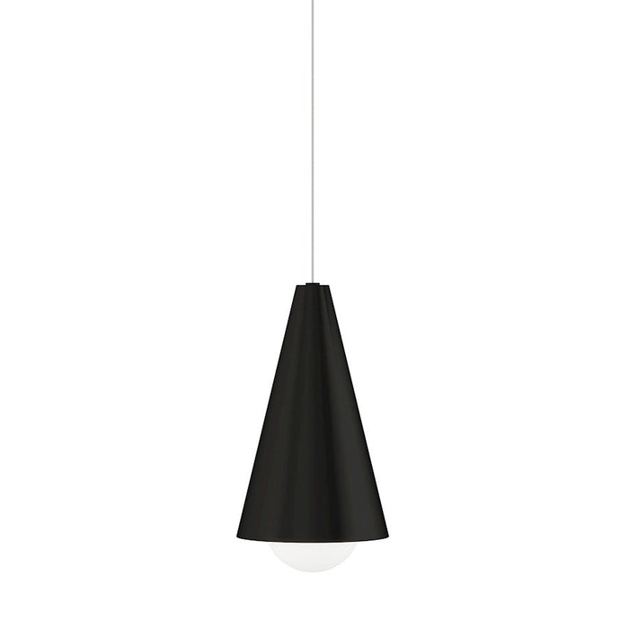 Tech Lighting 1 Light Mini Joni Pendant, Nightshade Black - 700FJJNIB-LED930