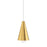 Tech Lighting 1 Light Mini Joni Pendant, Natural Brass - 700FJJNINB-LED930