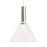 Visual Comfort Modern FJ Mezz Pendant, Smoke/Satin Nickel LED