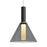 Visual Comfort Modern FJ Mezz Pendant, Smoke/Satin Nickel LED
